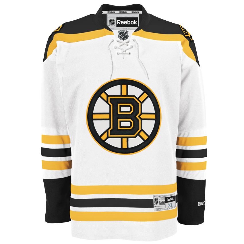 boston bruins home and away jerseys